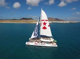 Family enjoying a catamaran sailing experience